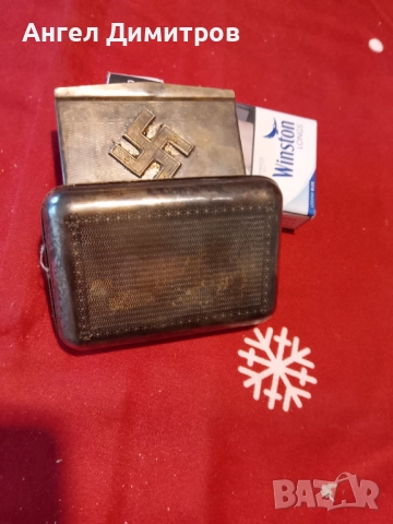 Трети райх страхотна метална табакера кутия , снимка 5 - Антикварни и старинни предмети - 52011112
