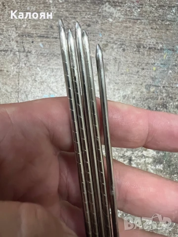 Стари соц чорапни игли комплект от 5 броя с етикетче , снимка 5 - Други ценни предмети - 51169773