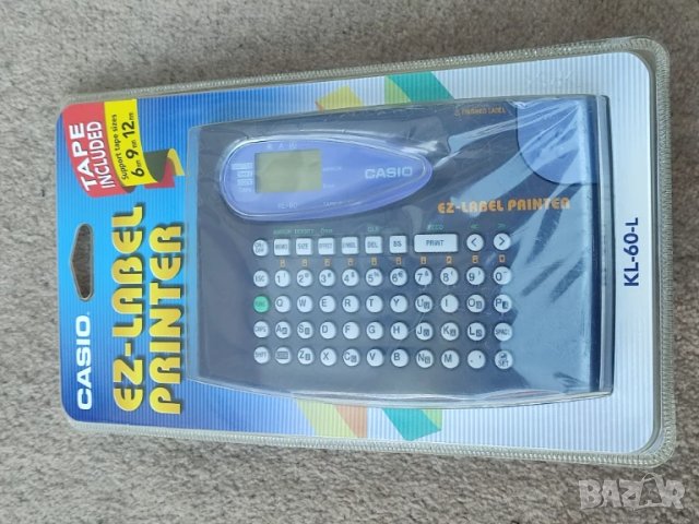 НОВ Етикетен принтер CASIO KL-60, снимка 3 - Друга електроника - 51269290