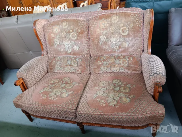 Холна гарнитура - диван двойка и две кресла , снимка 4 - Дивани и мека мебел - 50251097