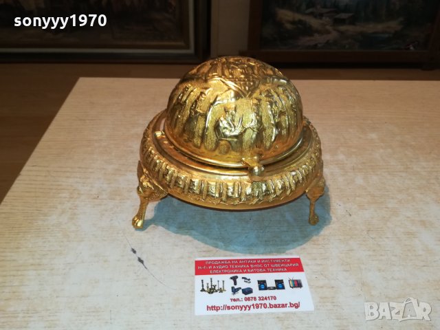 ЗЛАТНА БОНБОНИЕРА-ВНОС ГЕРМАНИЯ 0310211255, снимка 6 - Антикварни и старинни предмети - 34333100