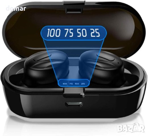 Gazechimp XG-13 Ture безжична Hifi стерео Bluetooth 5.0 слушалки с кутия за зареждане с микрофон, снимка 2 - Bluetooth слушалки - 44495320