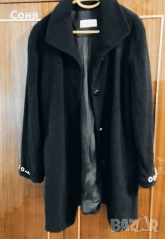 Дамско палто в черно , снимка 5 - Палта, манта - 53068006