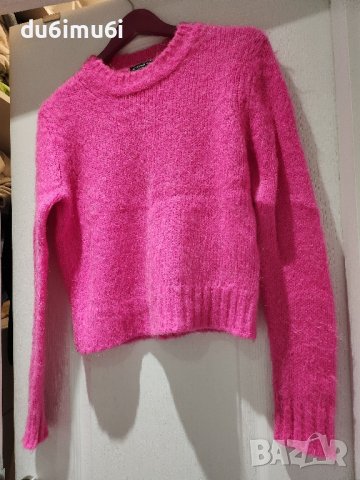 Топъл дизайнерски вълнен пуловер , снимка 2 - Блузи с дълъг ръкав и пуловери - 44413797