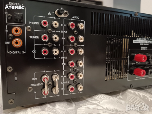 AKAI AM 55, снимка 4 - Ресийвъри, усилватели, смесителни пултове - 51469476
