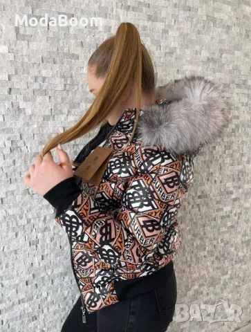Burberry Късо Дамско Зимно Яке, снимка 3 - Якета - 48067855