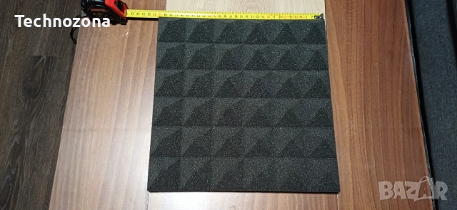 24 бр. пирамидални акустични панели 30×30×5 см Акустична пяна Шумоабсорбираща, снимка 2 - Други - 53406668