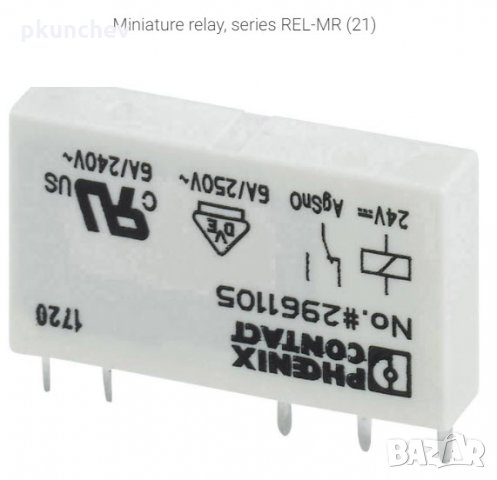 РЕЛЕ Phoenix Contact REL-MR- 60DC/21 PCB relay 60 V DC 6 A, снимка 2 - Друга електроника - 35967151