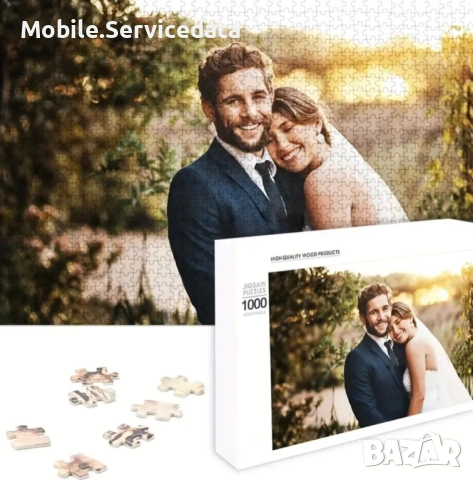 Персонализиран дървен пъзел със снимка | 500 / 1000 части | Уникален подарък за семейство, приятели , снимка 2 - Нумизматика и бонистика - 52654299