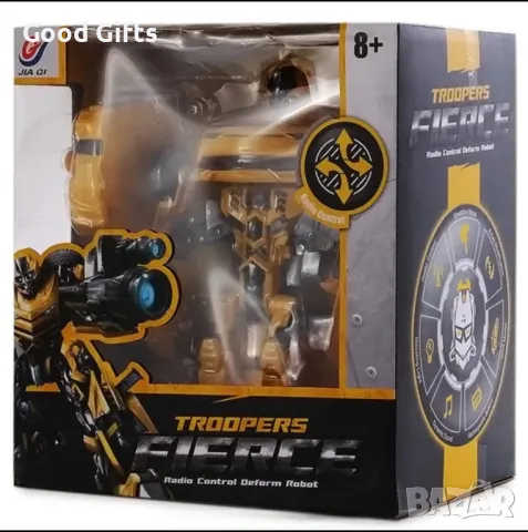 Трансформърс кола робот с дистанционно и акумулаторна батерия, снимка 7 - Коли, камиони, мотори, писти - 47303547