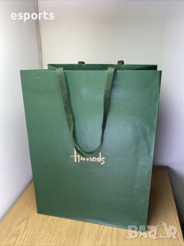 Автентична бутикова Harrods подаръчна торба 42 x 32 cm, снимка 2 - Други - 42059287
