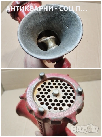 Стара Соц Българска Месомелачка / ГАБРОВО - 8 КООП СТОМАНА. / НОМЕР 297., снимка 7 - Антикварни и старинни предмети - 53660298