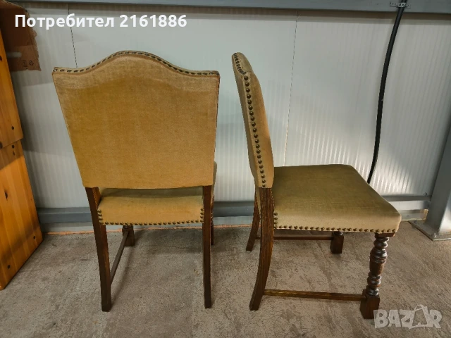 Два дъбови трапезни стола , снимка 4 - Столове - 50654684