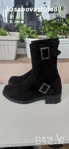 Ботуши от естествен велур 40 н. 