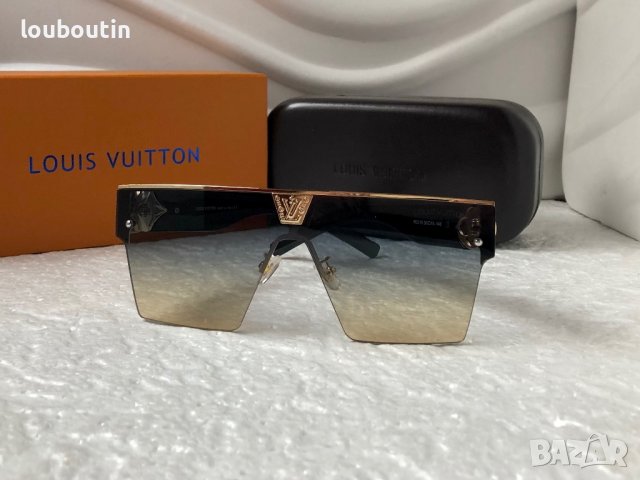 -22 % разпродажба Louis Vuitton 2023 висок клас дамски слънчеви очила маска Мъжки Унисекс, снимка 6 - Слънчеви и диоптрични очила - 38978445