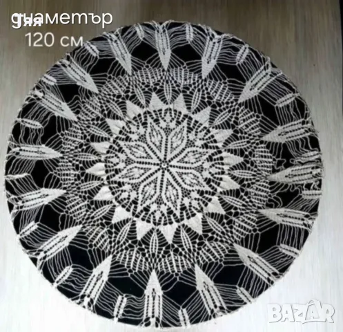 Ръчно плетени покривки за кръгла маса 