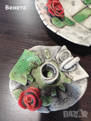 Стилен и елегантен комплект -ръчна изработка🥰, снимка 6 - Други - 52650468