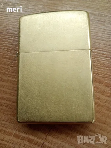 Zippo Brass Gold Dust, снимка 9 - Запалки - 56132971