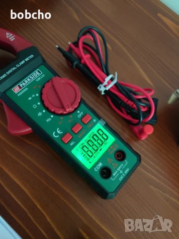 Измервателни уреди: амперклещи и писалка Parkside, снимка 2 - Други инструменти - 50589205