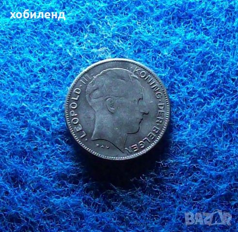5 франка Белгия 1941 РЕДКИ, снимка 2 - Нумизматика и бонистика - 39272024