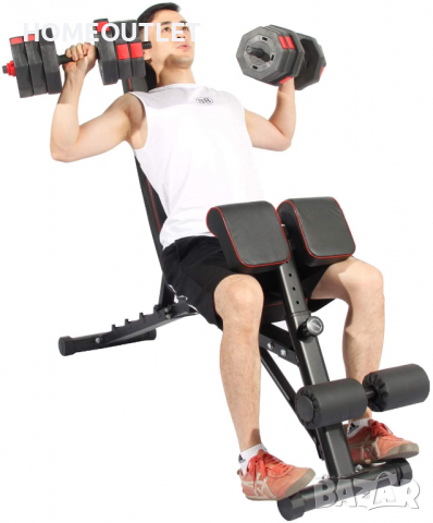 Универсална фитнес лежанка / Пейка за тренировки 40JYPSPSBB004, снимка 5 - Фитнес уреди - 36337527