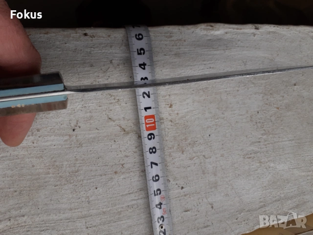 Стар български касапски нож, снимка 7 - Антикварни и старинни предмети - 53389573