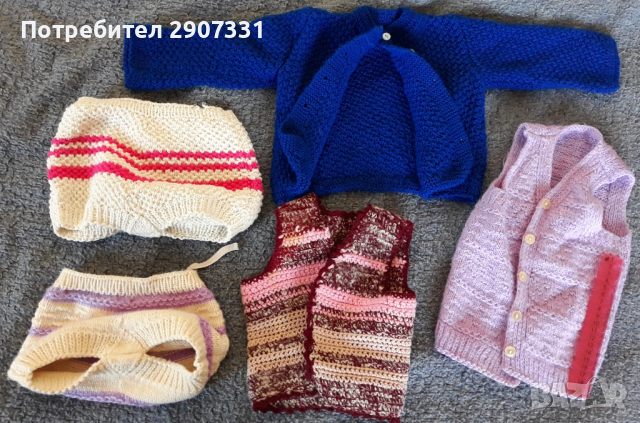 плетени дрехи за момиче 4-6 години, снимка 3 - Други - 44828128