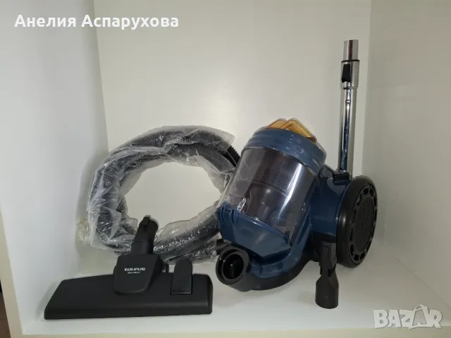 Прахосмукачка без торба Taurus Homeland Cyclone Animal, 800W, капацитет 2l, HEPA филтър, синя, снимка 9 - Прахосмукачки - 50440406