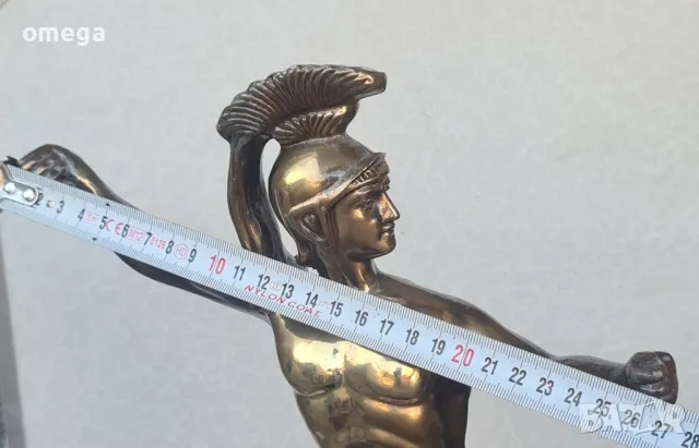 Скулптура Леонидас От Спарта , снимка 8 - Антикварни и старинни предмети - 47357182