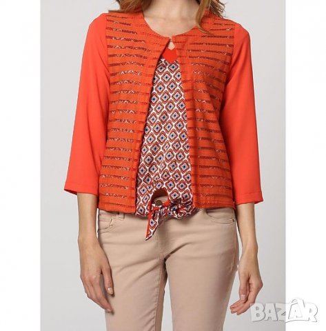 Коралова дамска жилетка марка ODM - 3XL, снимка 1
