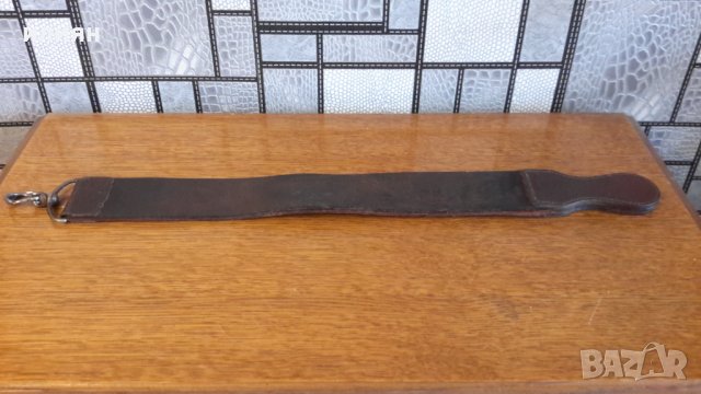 Стар бръснарски каиш за заточване на бръсначи има забележки , снимка 3 - Антикварни и старинни предмети - 44246449