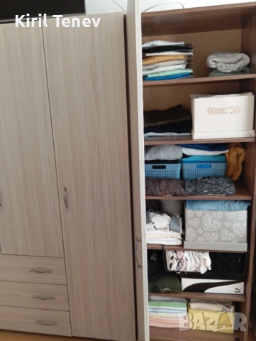 Четирикрилен гардероб Астра венге+модул , снимка 4 - Гардероби - 53130239