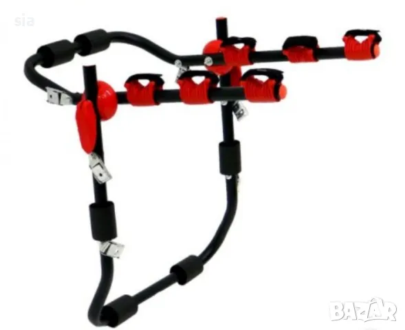 Стойка за велосипеди, багажник за 3 велосипеда, тройна стойка за колело, 70*4, снимка 3 - Аксесоари за велосипеди - 31895409