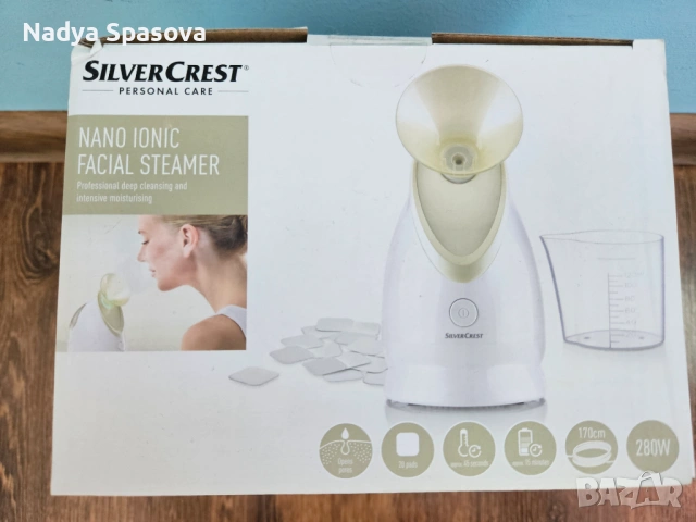 Сауна за лице с нанойонна технология SilverCrest, снимка 2 - Други - 53522655