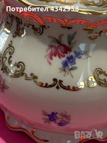 Waldershof/ Rosenthal.Антикварна захарница 1908-1920., снимка 3 - Антикварни и старинни предмети - 53233912