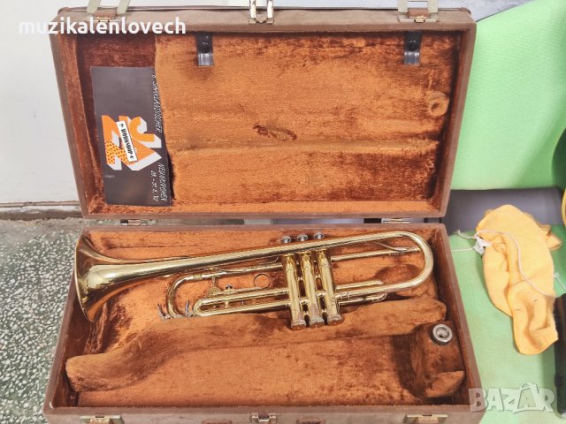 Holton Collegiate Bb Trumpet in Original Case /Made In USA/ Б-тромпет в оригинален куфар - готов , снимка 1 - Духови инструменти - 40181854