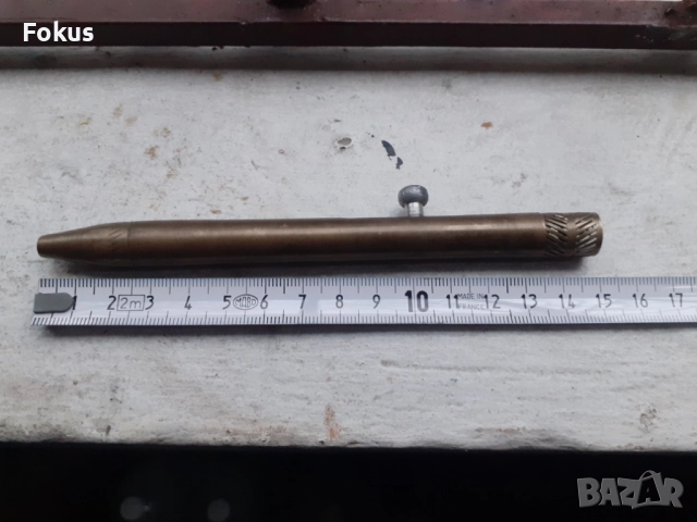 Оса, Кучегон, Сватбарско пушкало, бронз работи с ловни капси, снимка 6 - Антикварни и старинни предмети - 52877880