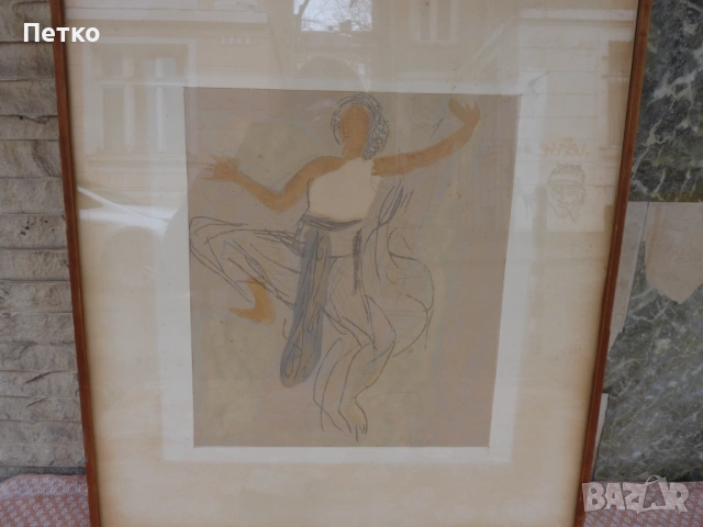 Стара картина 56 / 48 см