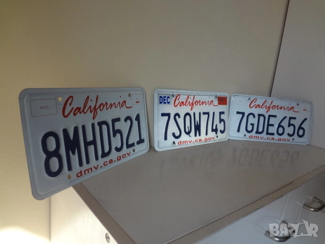 Автомобилни номера (регистрационни табели) от САЩ