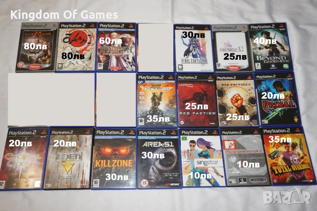 Игри за PS2 God Of War 2/Okami/Phantasy Star Universe/Red Faction 1 2/Warhammer/Killzone/Beyond Good