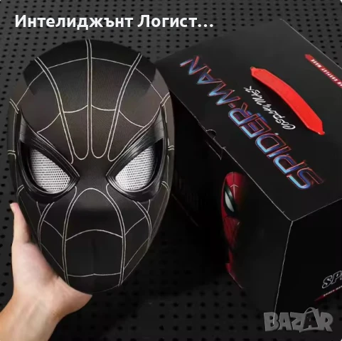 Електрическа маска на Спайдърмен, Spiderman мигащи очи, снимка 5 - Електрически играчки - 50455070