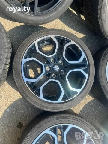5х114.3 17 Джанти Suzuki Swift SX4 Vitara 5x114.3 Сузуки СХ4 Витара Оригинални на Сузуки, снимка 5 - Аксесоари и консумативи - 51229533