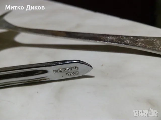 PEDRINI трошачка за ядки Хром-щипка за лед сладки или друго на Терна-лопатка за торти, снимка 3 - Прибори за хранене, готвене и сервиране - 55798652