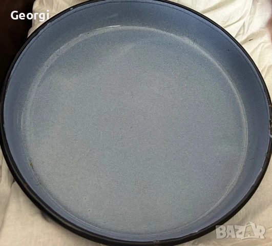 Соц. синя тава , снимка 1