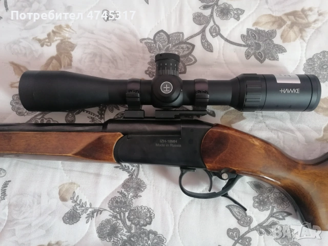 Продавам ловна карабина ИЖ18 кал.223 в комплект с оптика и супресор, снимка 3 - Ловно оръжие - 53581292
