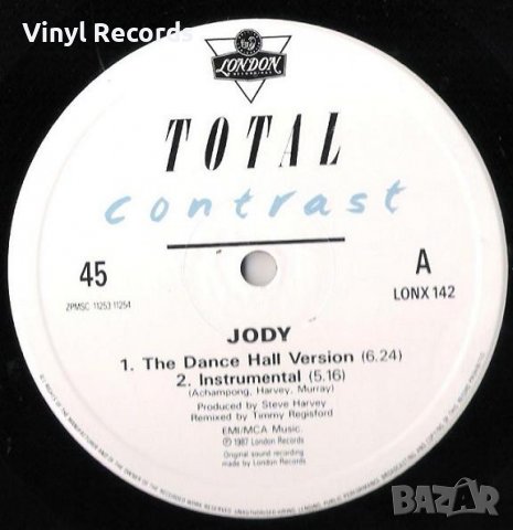 Total Contrast – Jody ,Vinyl 12", снимка 3 - Грамофонни плочи - 38952275