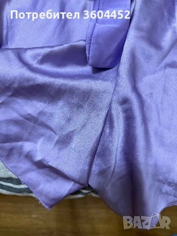 Сатенен лилав гащеризон, снимка 4 - Гащеризони - 52697943