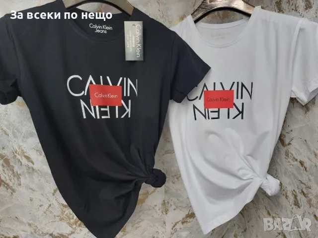 Calvin Klein Дамска Тениска👚Дамска Блуза С Къс Ръкав Келвин Клайн-Различни Цветове Код LFS363, снимка 1