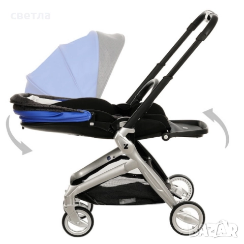Бебешка количка 3 в 1, Zizito Harmony Lux, снимка 17 - Детски колички - 51887516