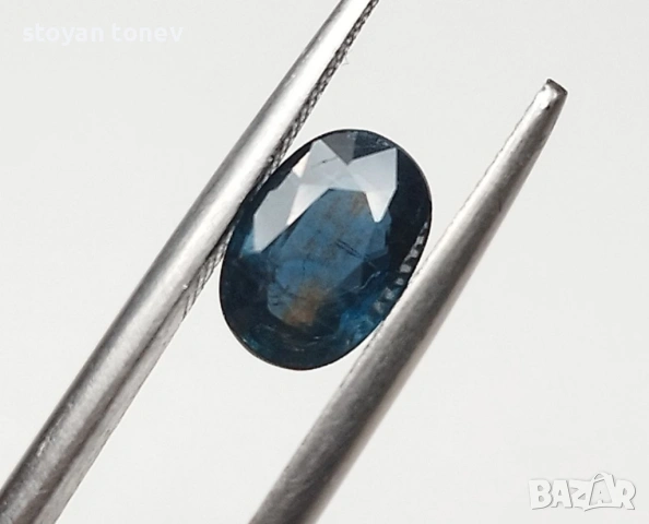 Естествен ненагряван син сапфир 0.97 карата от Мадагаскар! Сертифициран!, снимка 12 - Други - 53716405